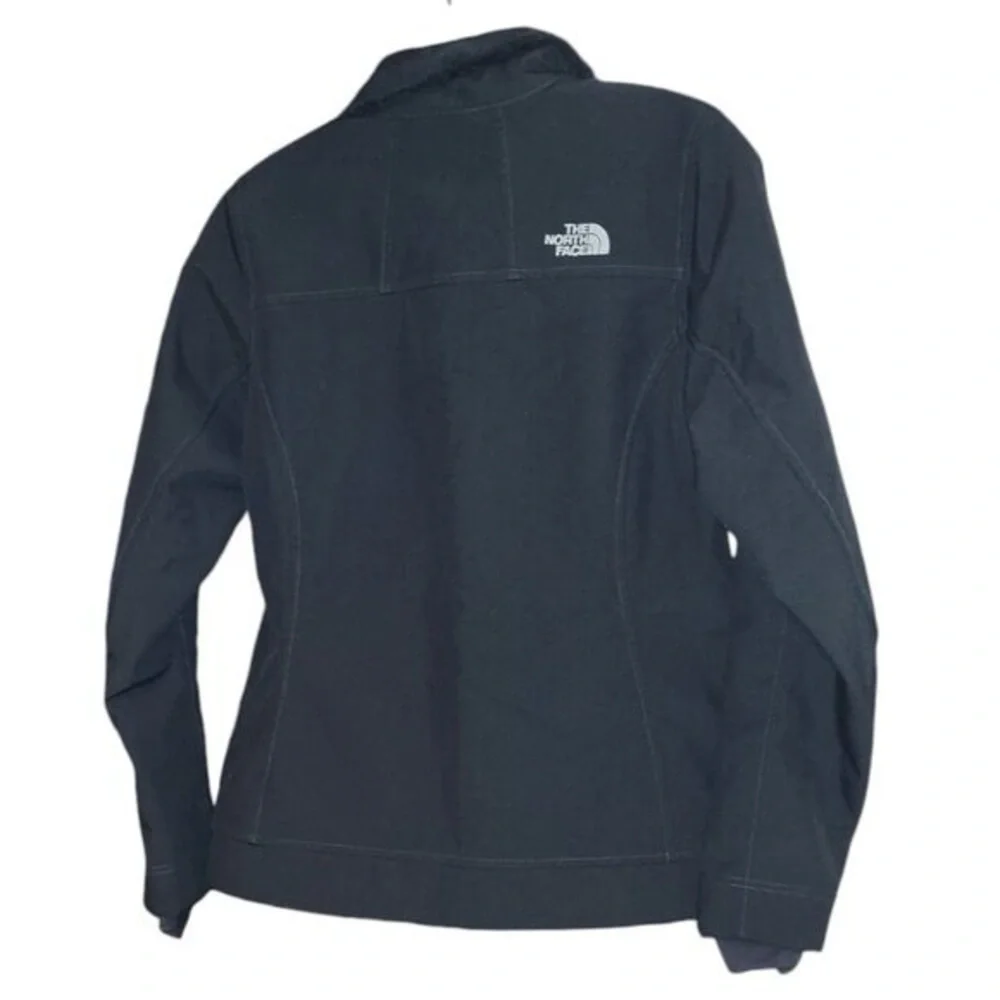 The North Face Jacket Women s Size Small Solid Black Lined Sherpa Full full zip - Picture 3 of 5